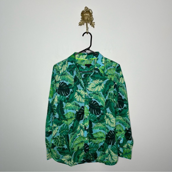Talbots Tops - Talbots Modern Classic Shirt - Isle Fronds S
